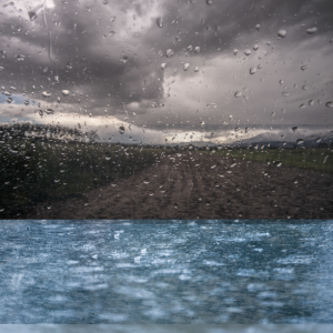 Rain Gauge & Clouds